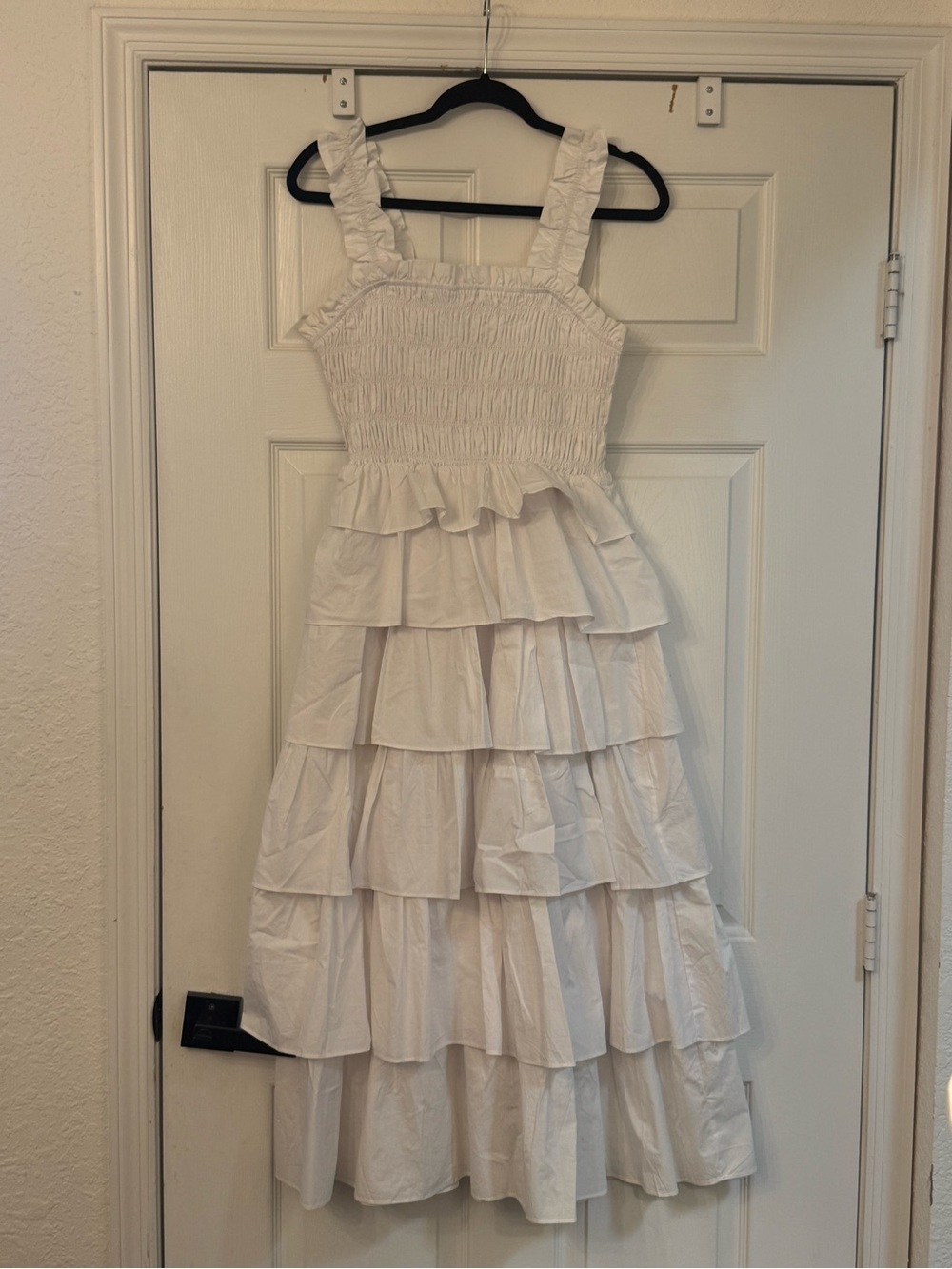 English Factory White Tiered Ruffle Maxi Dress